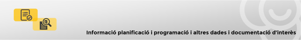 Informació planificació i programació i altres dades i documentació d'interès